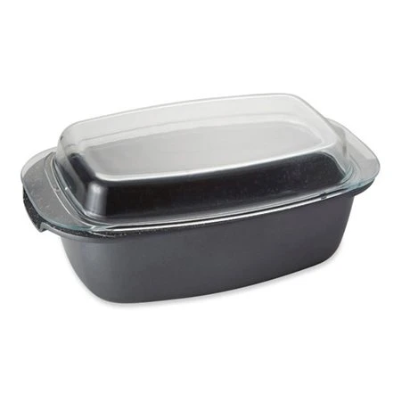 Cocotte Rectangulaire Et Couvercle RevĂȘtement Dur Comme La Pierre 32 Cm