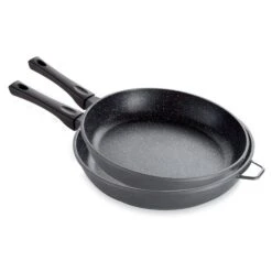 Lot 2 Poêles Avec Revêtement Dur Comme La Pierre 28 Et 32 Cm