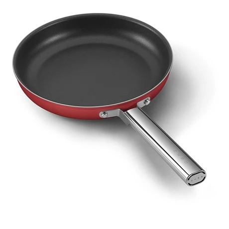 Smeg Poêle Aluminium Antiadhésive 28 Cm Rouge Mat – Image 3