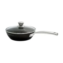 Sauteuse 28 Cm Avec Couvercle Black Edition