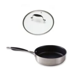 Set Sauteuse Anti-adhérente Excell'Inox 20 Cm Et Couvercle