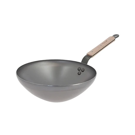 De Buyer Wok Minéral B Bois 28 Cm