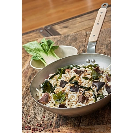 De Buyer Wok MinĂ©ral B Bois 28 Cm â Image 2