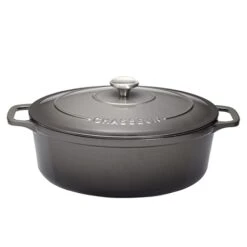 Cocotte Sublime Fonte Ovale 6 L 31 Cm Grise