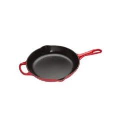 Le Creuset Grill Skillet Rond Fonte émaillée 23 Cm Cerise