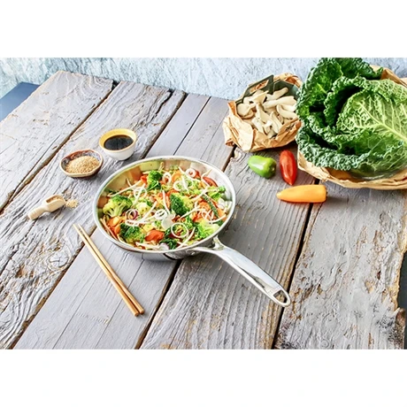 PoĂȘle Sautoir Inox Castel'Pro 24 Cm â Image 4