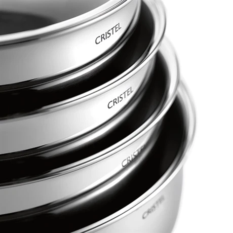 Lot 2 PoĂȘles Sautoirs Inox Castel'Pro 24 Cm Et 28 Cm â Image 2