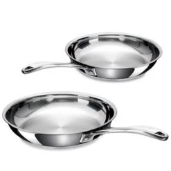BEKA Lot De 2 Poêles Inox 20 Et 26 Cm Chef