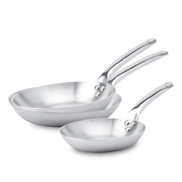 De Buyer Batterie De Cuisine PoĂȘles Alchimy 20, 24 Et 28 Cm