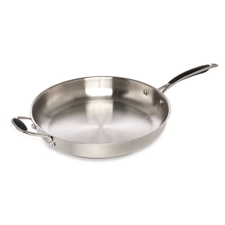 Lot De 2 Poêles Tout Inox Excell’Inox 28 Et 32 Cm – Image 2
