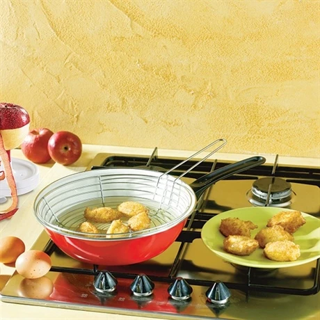 Poêle à Friture 26,5 Cm Avec Panier-égouttoir – Image 2